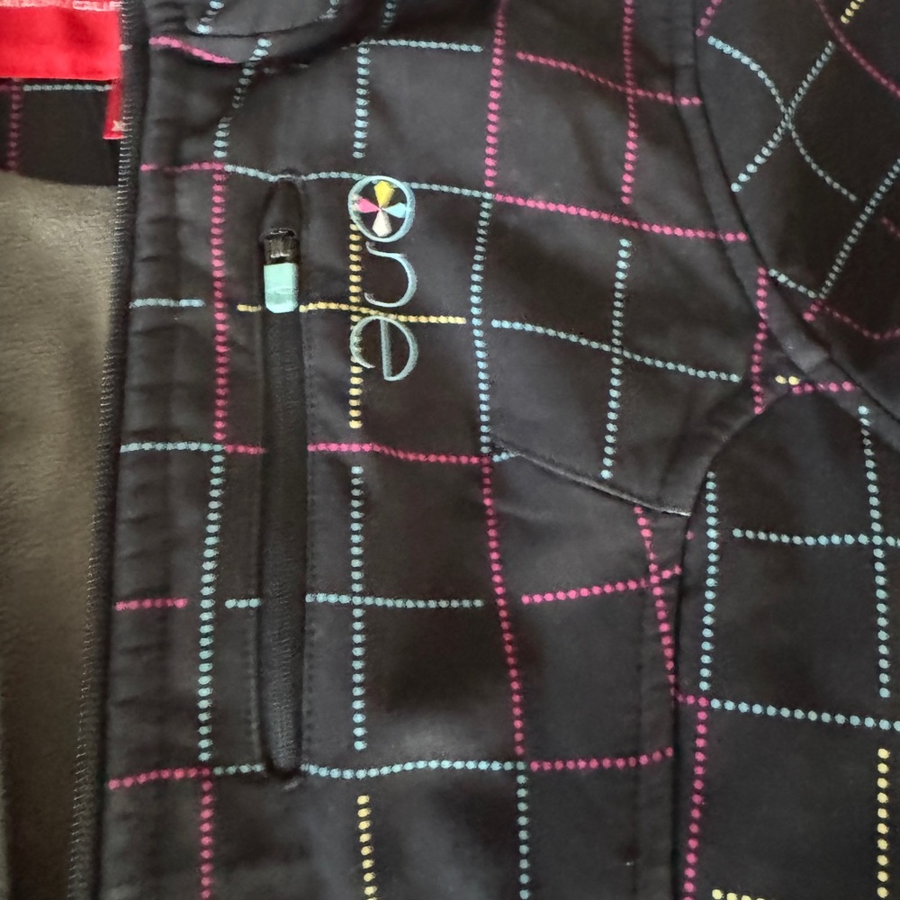 Colorful Grid Pattern Jacket